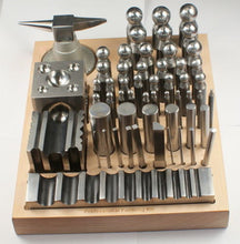 Load image into Gallery viewer, PARUU® 56pc Jumbo Doming Block Punch Swage Set made of Steel Dapping Die Jewellers Tool st1005 - PARUU INC
