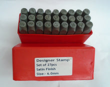 Load image into Gallery viewer, PARUU® Designer sign Punch Stamp 27 pc 6mm Set st1022 - PARUU INC
