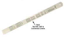 Load image into Gallery viewer, PARUU® 6&quot; Pocket Ruler Decimal Conversion Chart Depth Gauge Stainless Steel ST252 st253 - PARUU INC
