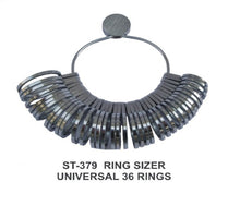 Load image into Gallery viewer, PARUU® Universal 36 Pcs Metal ring sizer set st379 - PARUU INC
