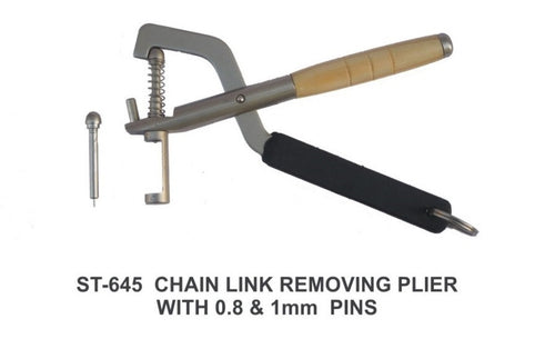 PARUU® Chin link removing Plier with 0.8 1 mm pins watch repair st645 - PARUU INC