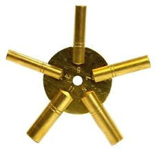 PARUU® clock key brass watch repair 3-5-7-9-11 sizes st671b - PARUU INC